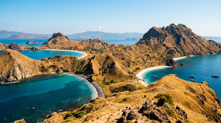 Indonesia padar island komodo