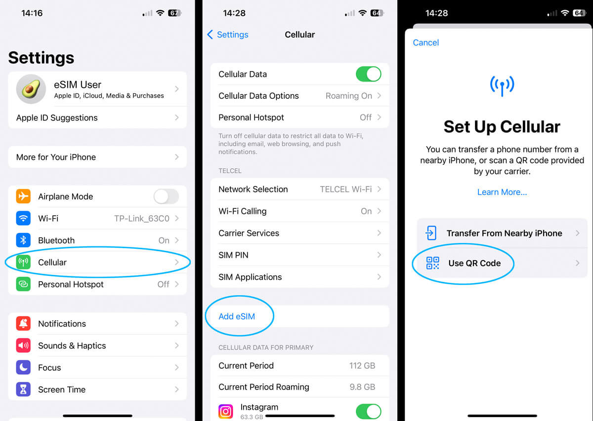 Guía para instalar una eSIM: cómo instalar tu eSIM de viaje