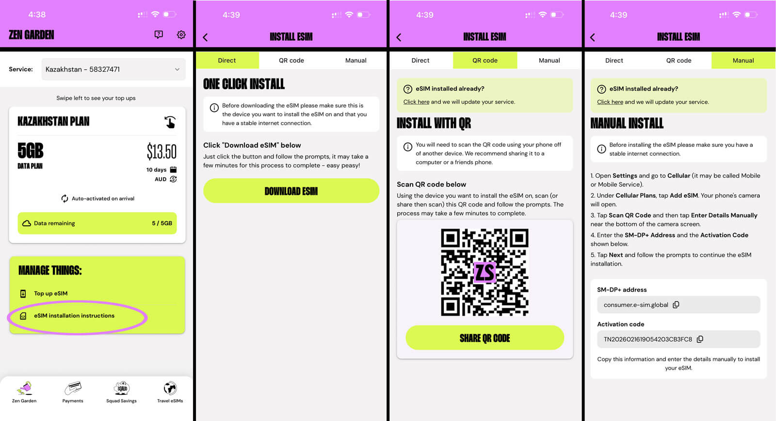 How to install an eSIM on an iPhone