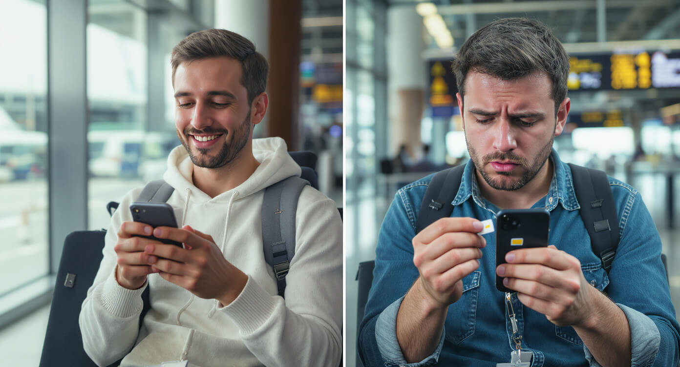 eSIM vs SIM Física para Viajar (2025) - Cuál es Mejor?