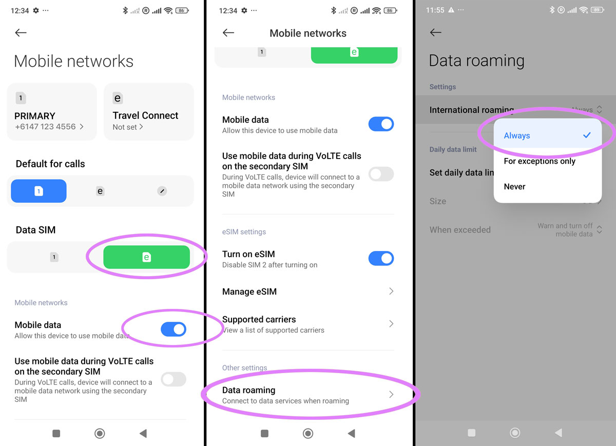 How to fix eSIM not connecting on Xiaomi
